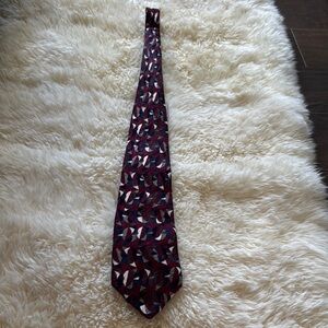 Stylish Red and Black Men's Tie
